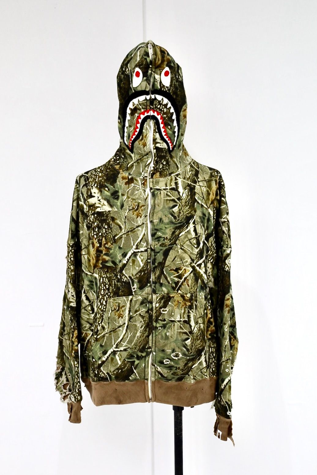 セントマイケル BAPE_ZIP HOODIE/SAHARK/CAMO(SM-HR1-0000-C38)