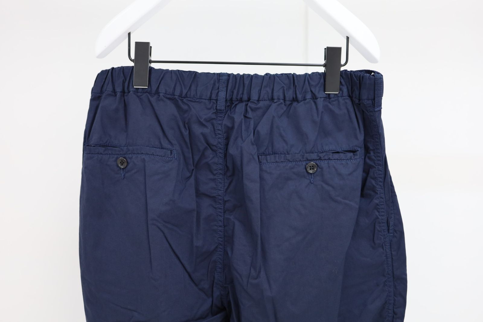 グラフペーパー 26SS Garment Dyed Typewriter Oversized Slacks(GM261-40102B)NAVY☆3月7日(土)発売！