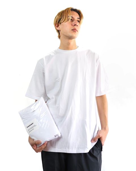 グラフペーパー24SS 新作2-PACK S/S TEE style 2024.3.1