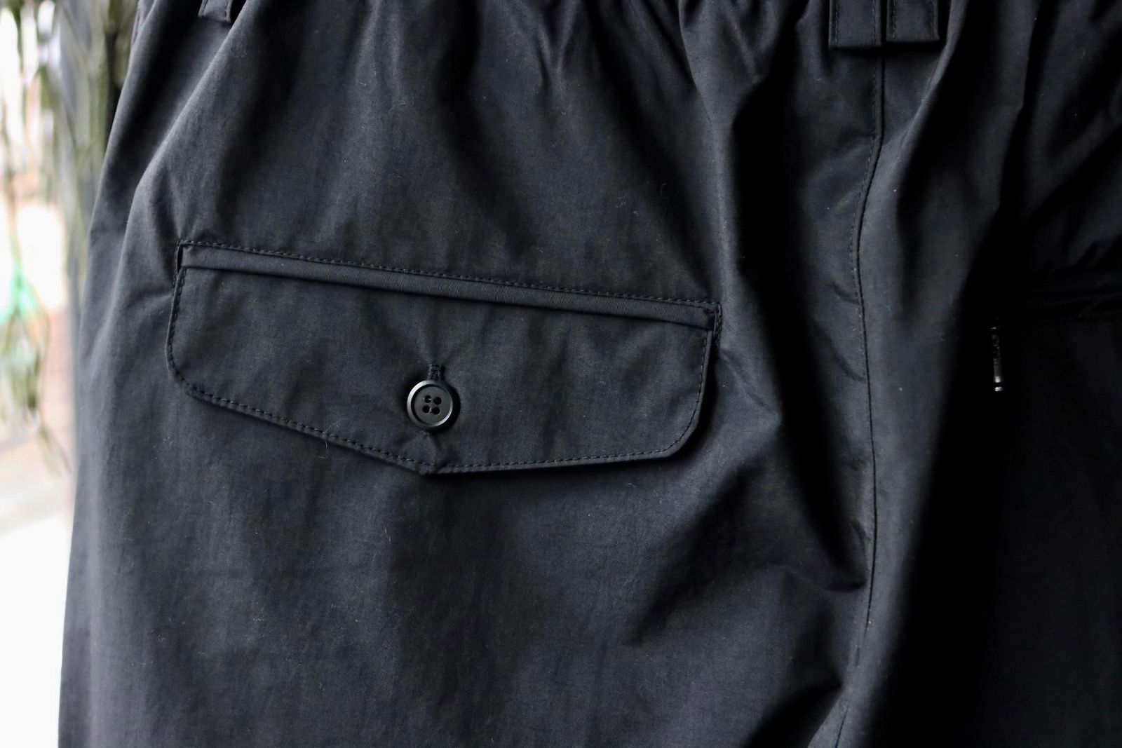 is-ness イズネス24SS PACKABLE EZ PANTS(1004SSPT02)BLACK