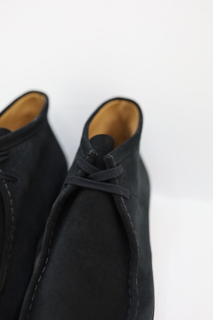 FOOTWORKSフットワークス  チロリアンシューズ Tyrolean shoes in suede leather(F02-0003_M)BLACK☆新作発売！