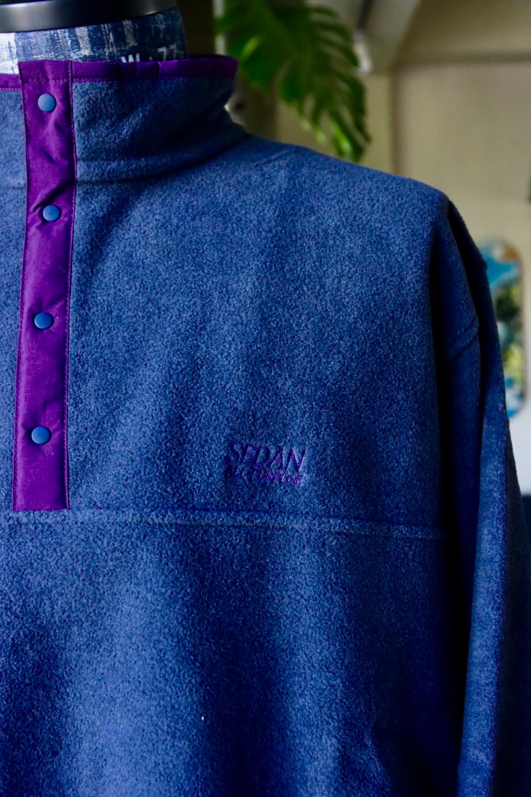 セダンオールパーパスFW23 Fleece Snap Pullover (SD23F-CT07)Navy