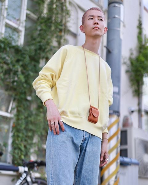 A.PRESSE アプレッセ 23AW Vintage Sweatshirtスタイル