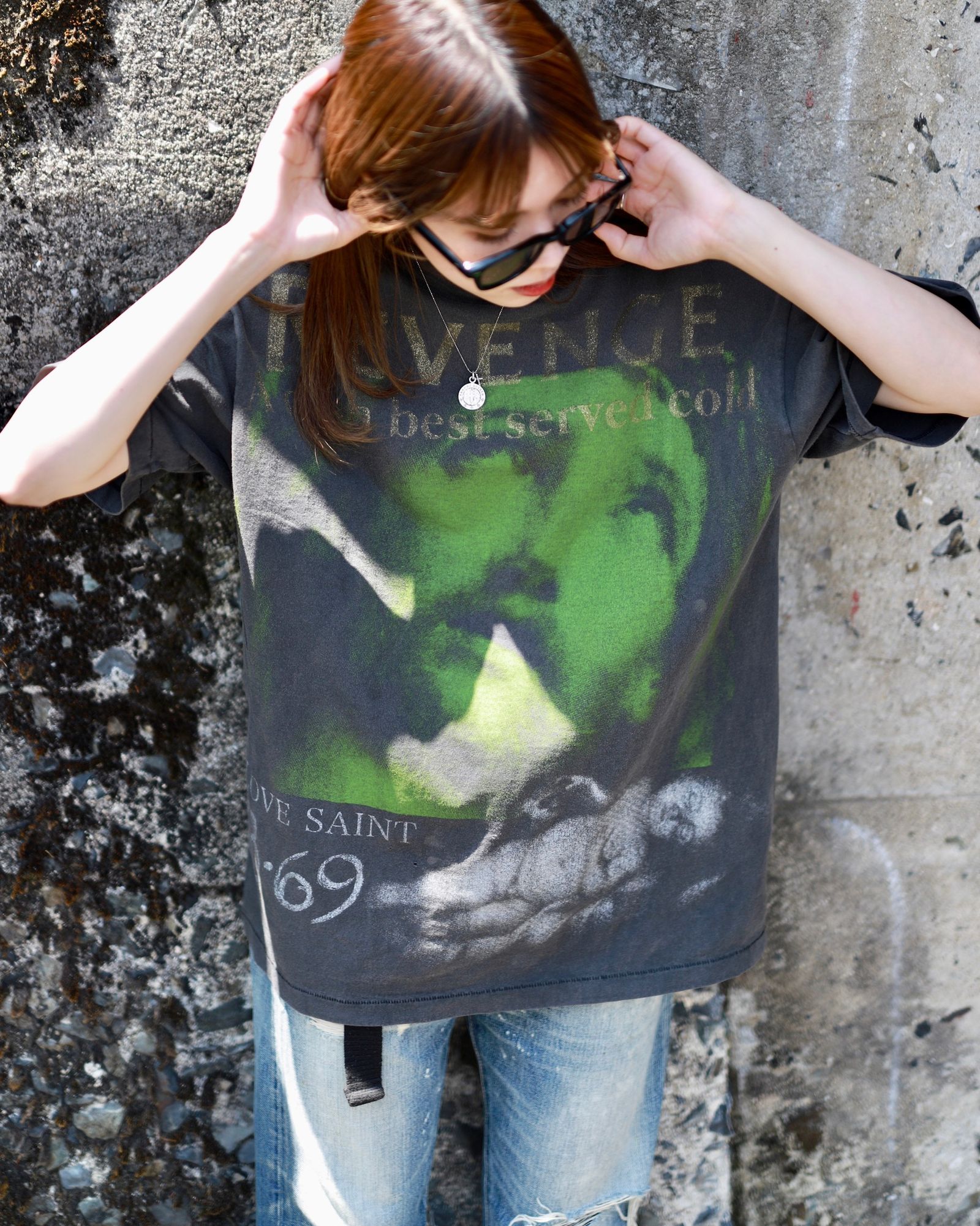 単品購入可 SAINT M××× ベルベルジン BJ_SS TEE REVENGE 木村拓哉