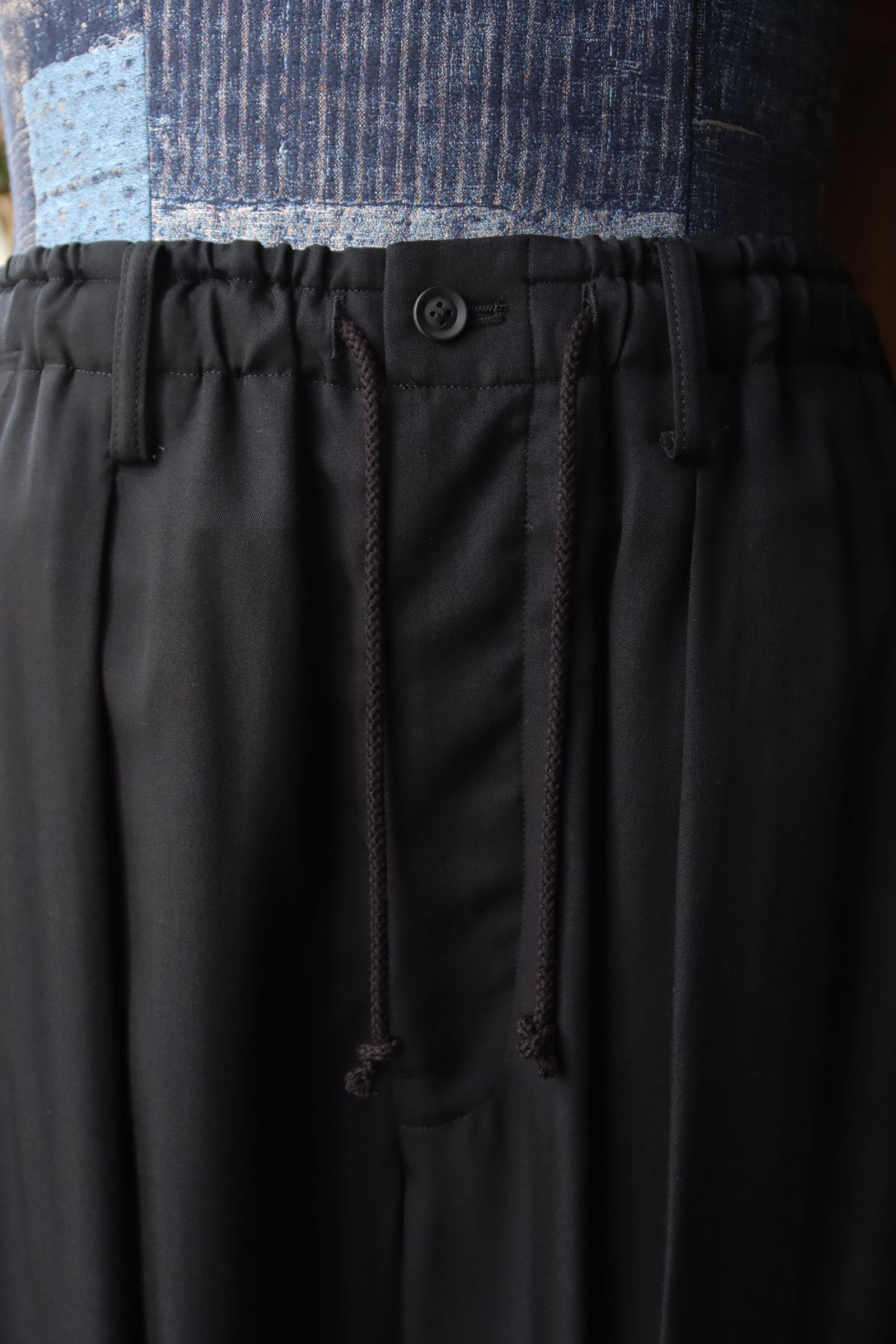 ヨウジヤマモト24SS 定番カラスパンツ (HS-P04-240)BLACK