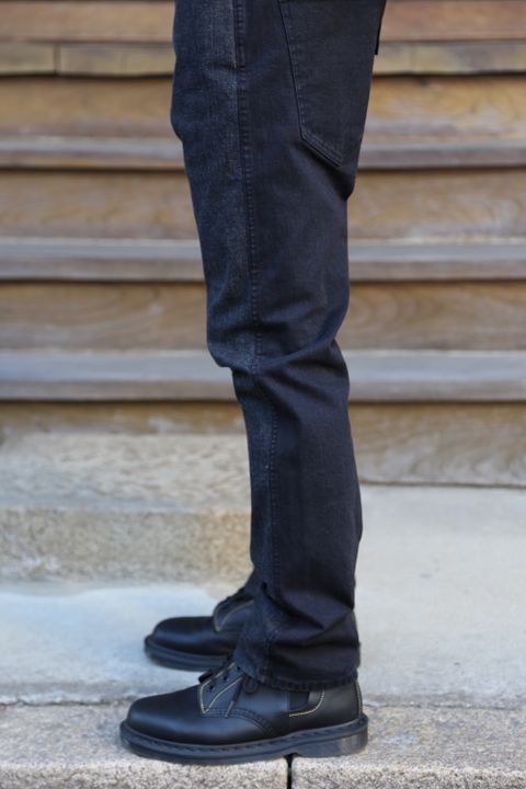 COMME des GARCONS HOMME 綿ナイロンウェザーフーデッドコート"NAVY"Style.2020.10.26.