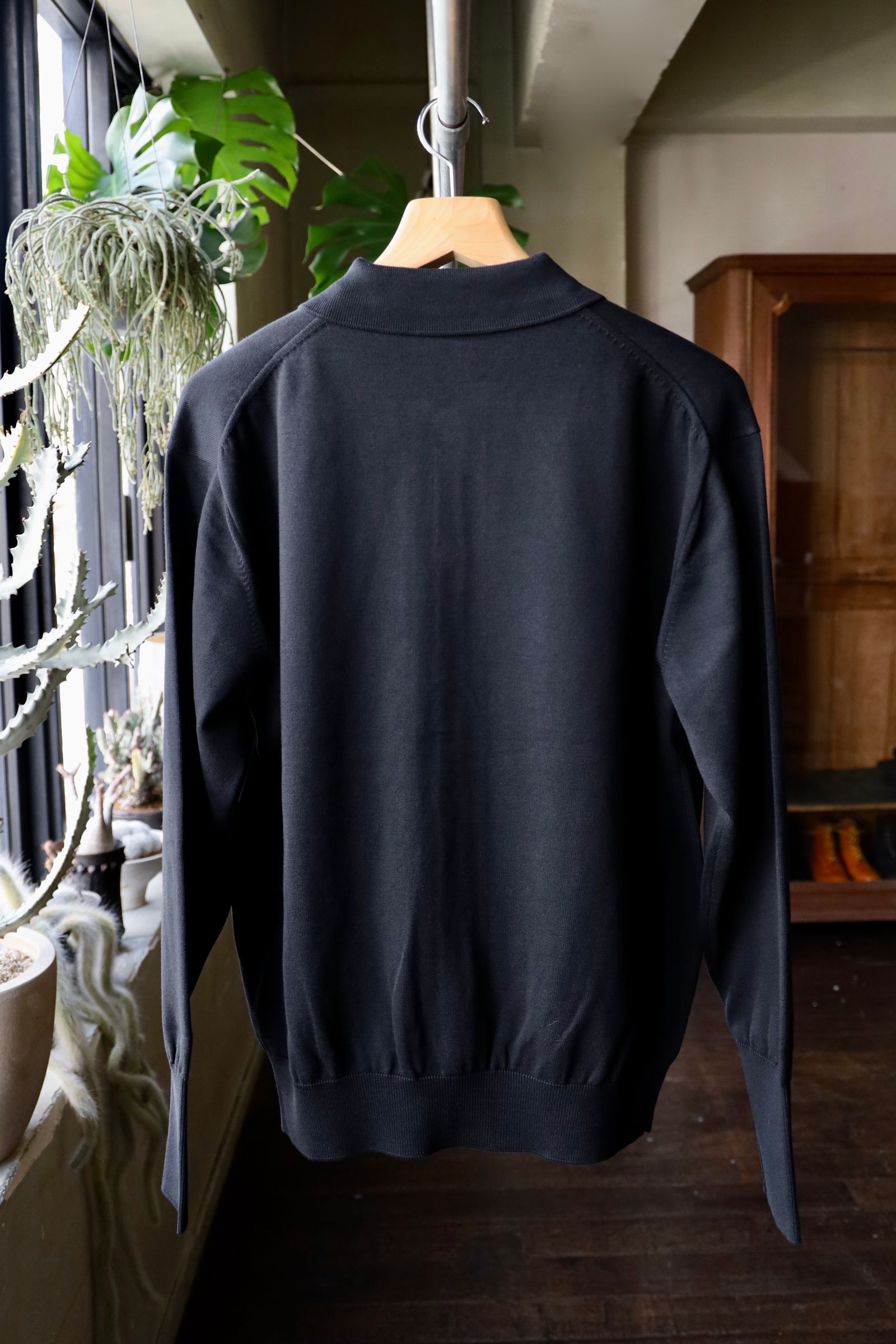 A.PRESSE - アプレッセ Cotton knit L/S T-Shirt(25SAP-03-01K A.PRESSE - アプレッセ Cotton knit L/S T-Shirt(25SAP-03-01K