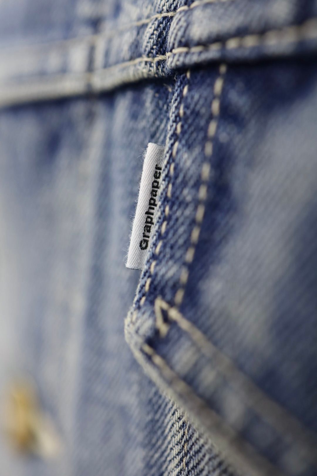 グラフペーパー Selvage Denim Trucker Jacket(GU261-20055LB)INDIGO_LIGHT FADE★1月24日(土)発売！
