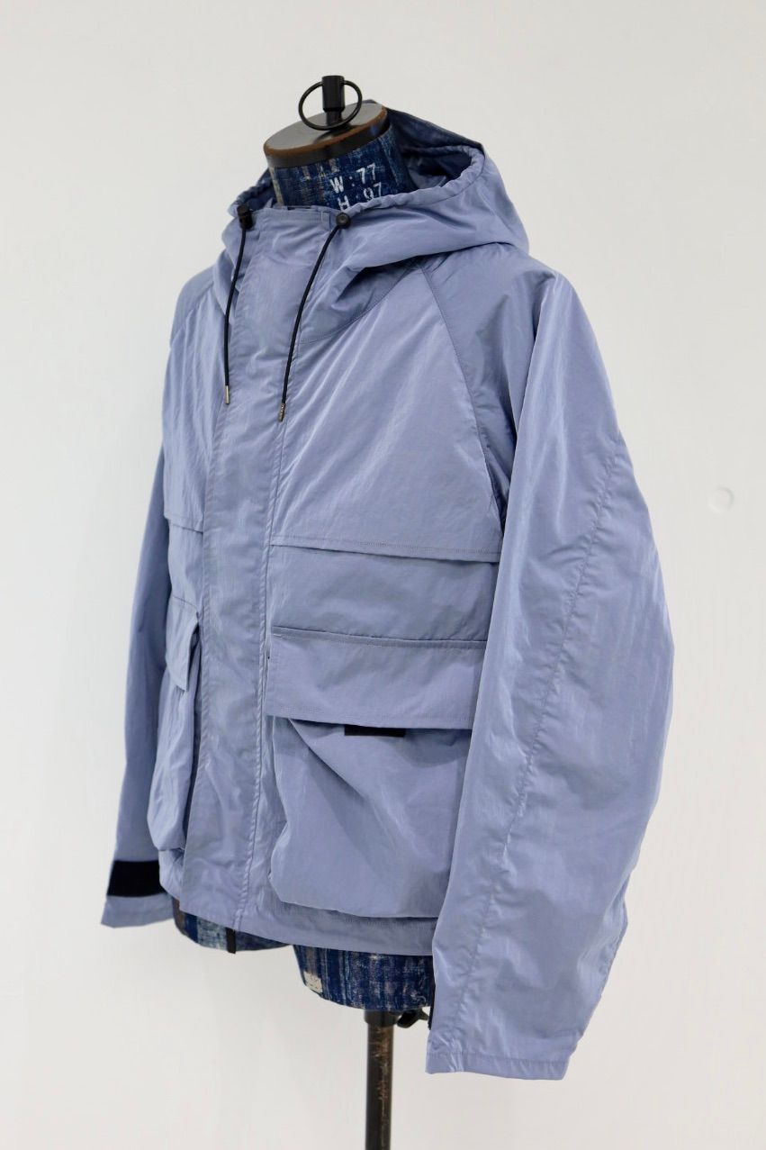 marka マーカ 26SS FIELD PARKA -RECYCLED NYLON CHAMBRAY TAFFETA-(M26A04BL01C)LIGHT BLUE☆新作発売！