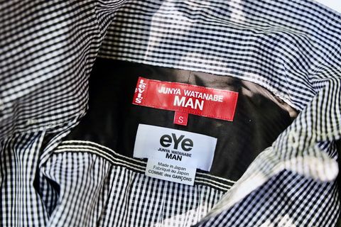 eYe JUNYA WATANABE MAN 24SS Levi's Wネームチェックシャツスタイル