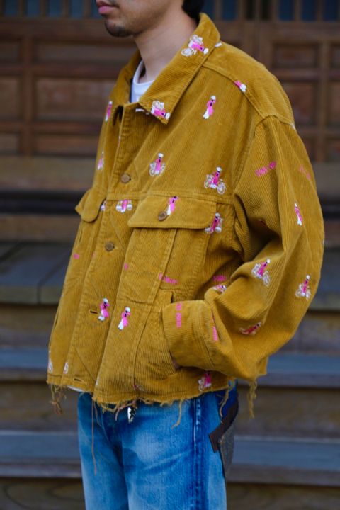 doublet VETNAM EMBROIDERY COURDUROY JACKET"YELLOW"Style.2020.9.15..