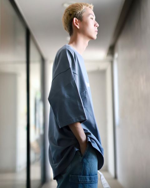 COMME des GARCONS HOMME コムデギャルソンオム 23AW 綿天竺ロゴプリントTシャツスタイル