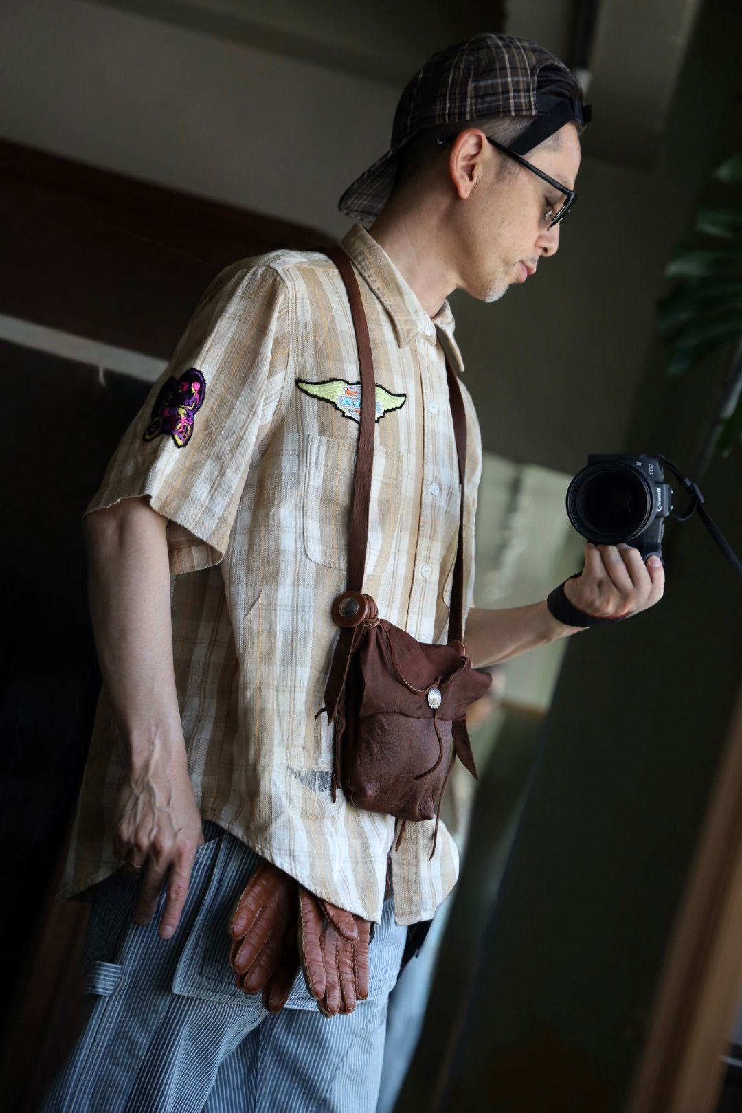 BOWWOW - BOW WOW バウワウ ELIMINATORS S/S FLANNEL SHIRT BOWWOW - BOW WOW バウワウ ELIMINATORS S/S FLANNEL SHIRT
