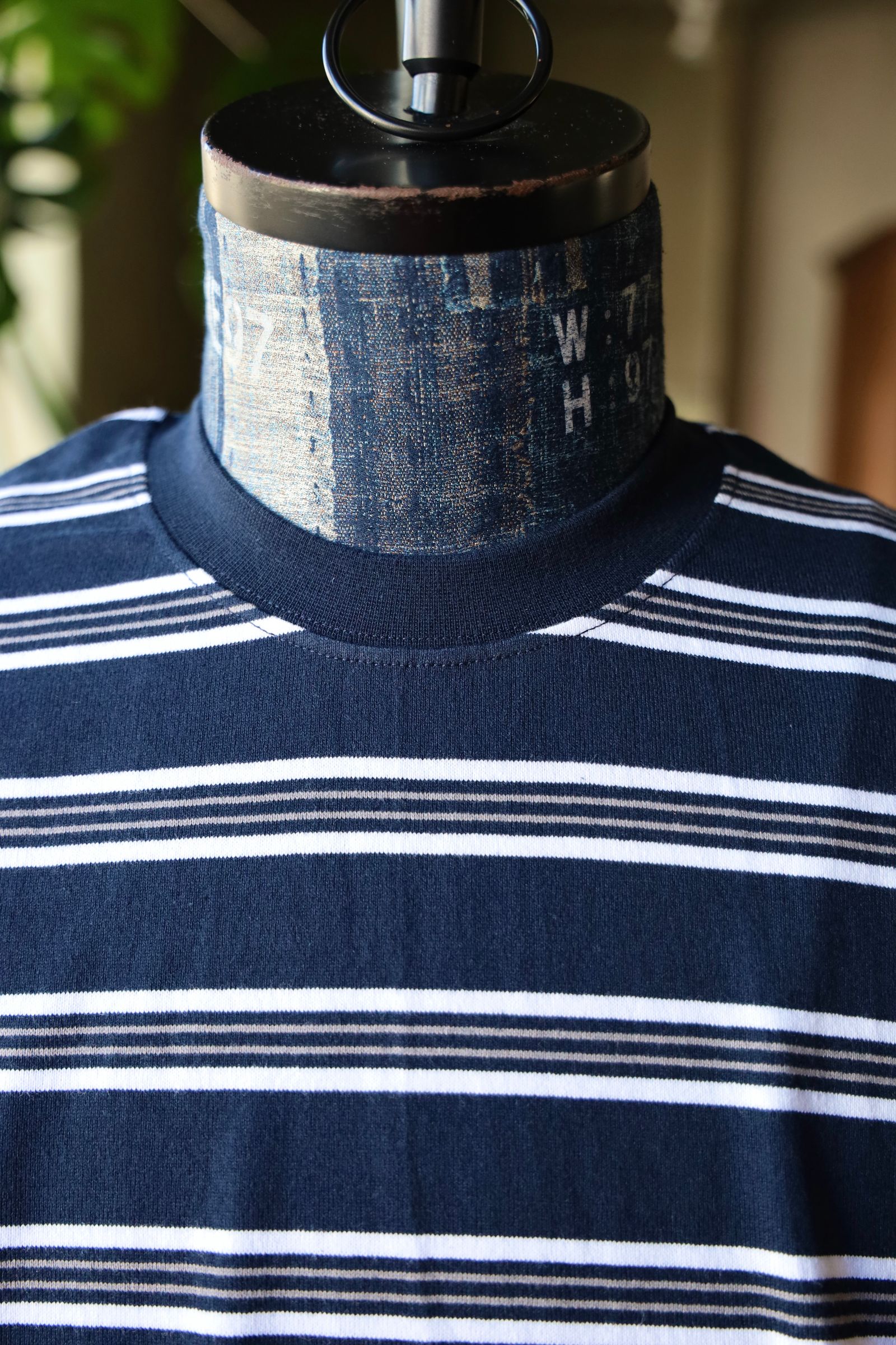 フレッシュサービス MULTI BORDER S/S TEE(FSC251-70121)NAVY