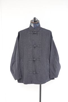 Graphpaper 26SS Sulfur Dyed Gabardine Kung-Fu Jacket(GM261-30200)GRAY☆2月14日(土)発売！