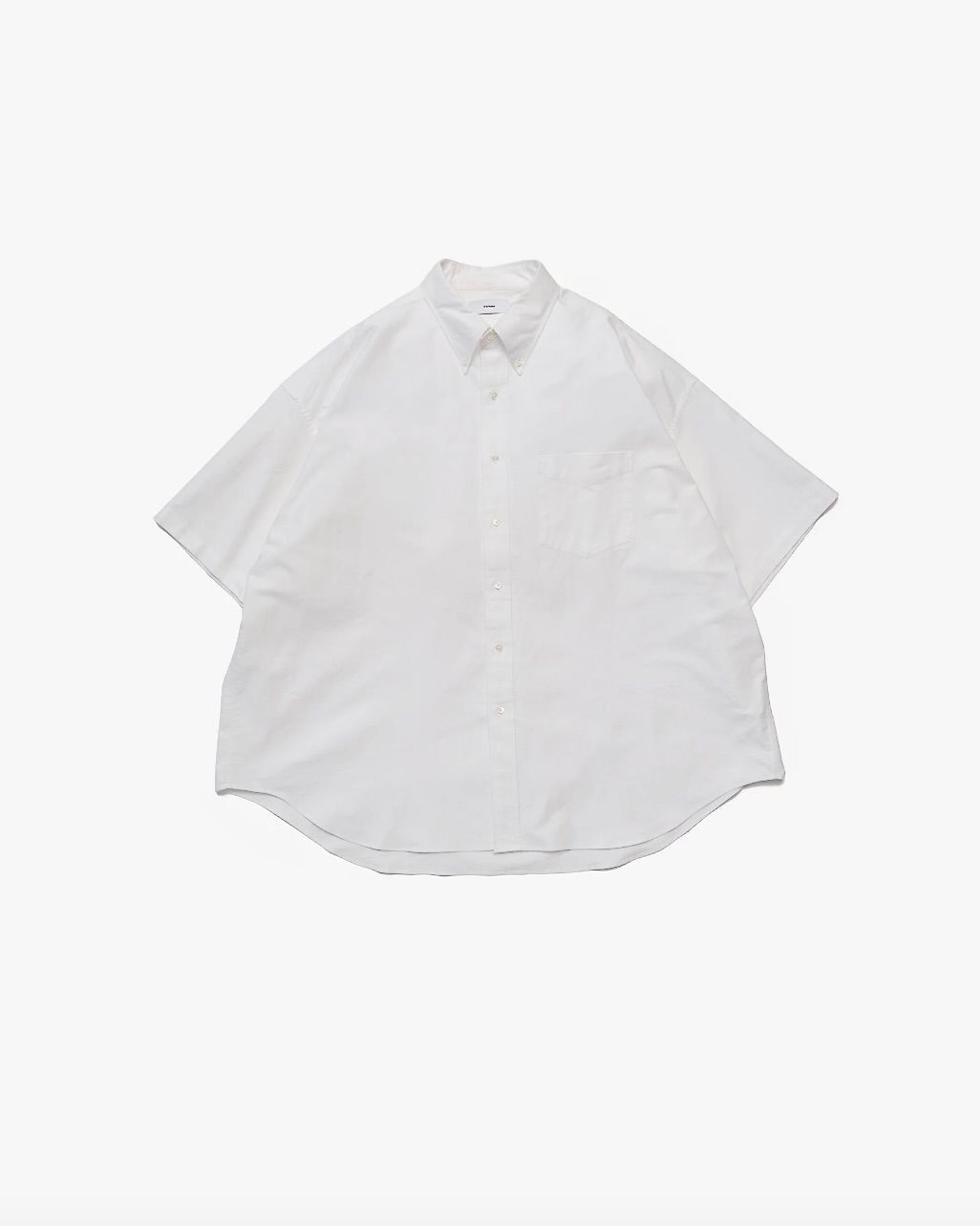グラフペーパー Oxford S/S Oversized B.D Shirt(GM252-50076B)WHITE☆6月21日(土)発売！