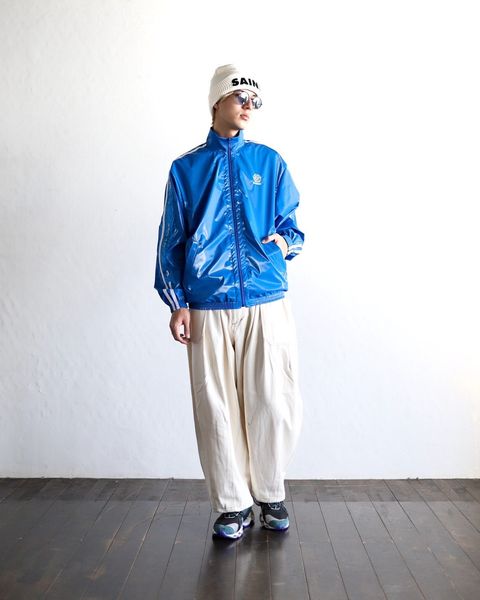 doublet 24SS 新作 LAMINATE TRACK JACKET スタイル