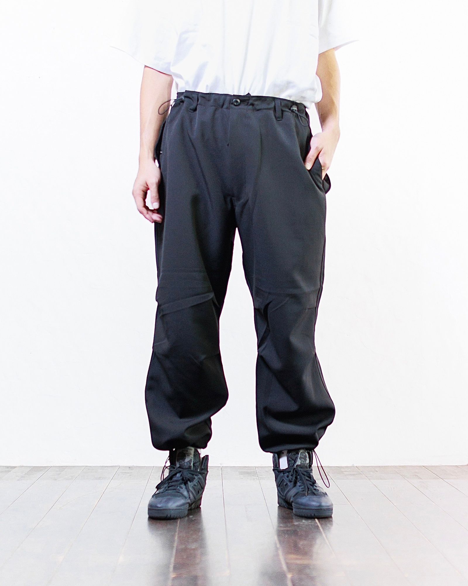 SEDAN ALL-PURPOSE - セダンオールパーパス FW24 Tech Wool Over Pant(SD24F-PT03) Black |  mark