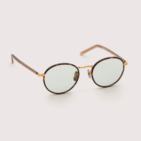 ノチノオプティカル KYOKUSUI NOCHINO-N5 #5 RICH AMBER & CHAMPAGNE GOLD × L.SMOKE GREEN