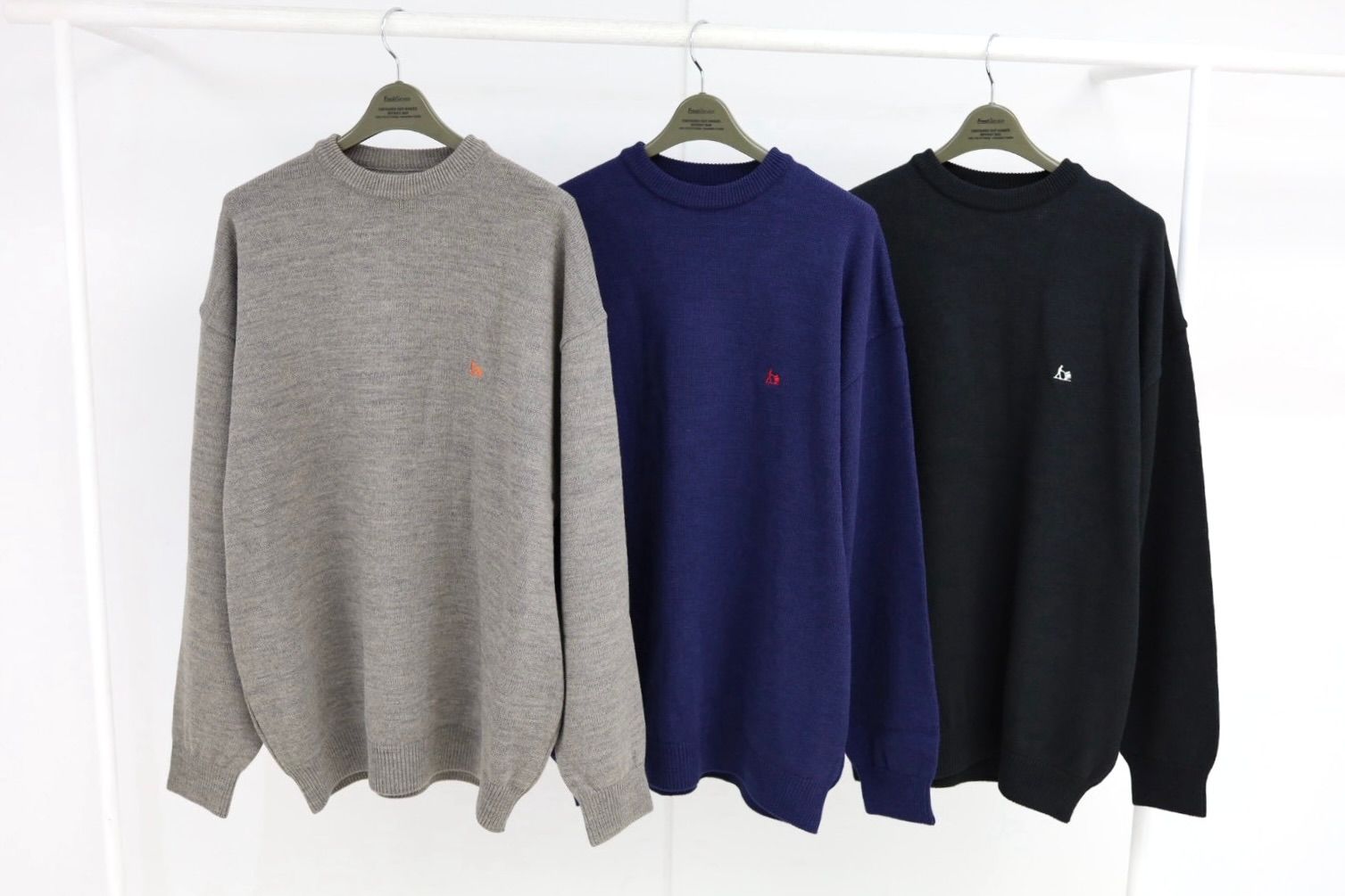 フレッシュサービス 26AW THERMAL JERSEY CREW NECK KNIT(FSC263-80007)NAVY☆10月17日(土)新作発売！
