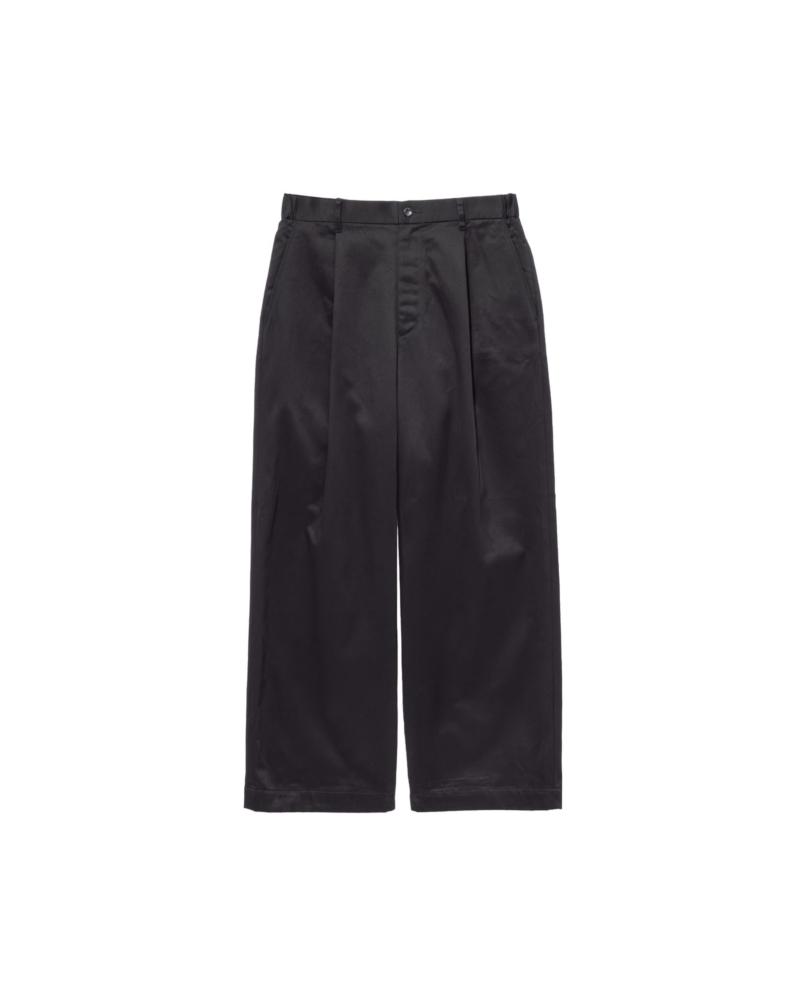 グラフペーパー   Westpoint Chino Wide Straight Trousers(GM263-40165B)BLACK☆8月15日(土)発売！