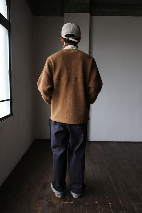 Graphpaper Wool Boa Zip-Up Blouson"CAMEL"Style.2020.11.2.