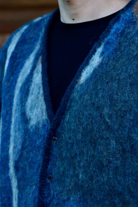 YOKE ROTHKO JACQUARD CARDIGAN(YK21AW0284S)GREEN style