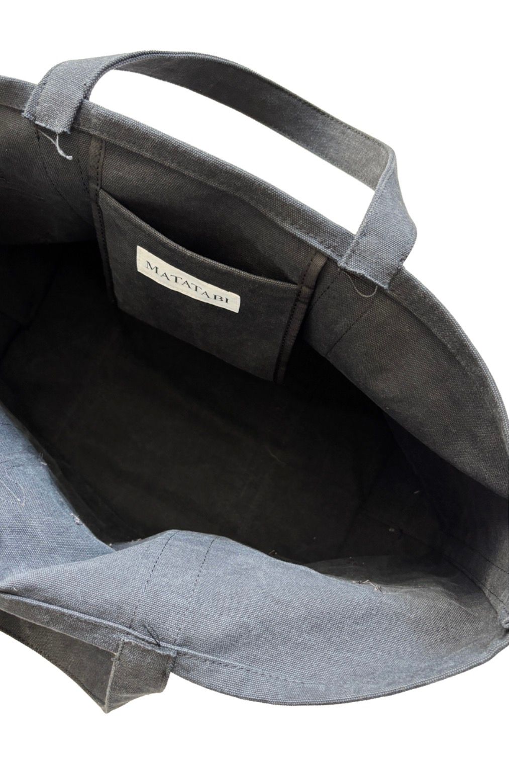 トーキングアバウト ジ アブストラクション 25AW CROSS TOTE BAG L (2526AW-AC-008)BLACK☆新作発売！