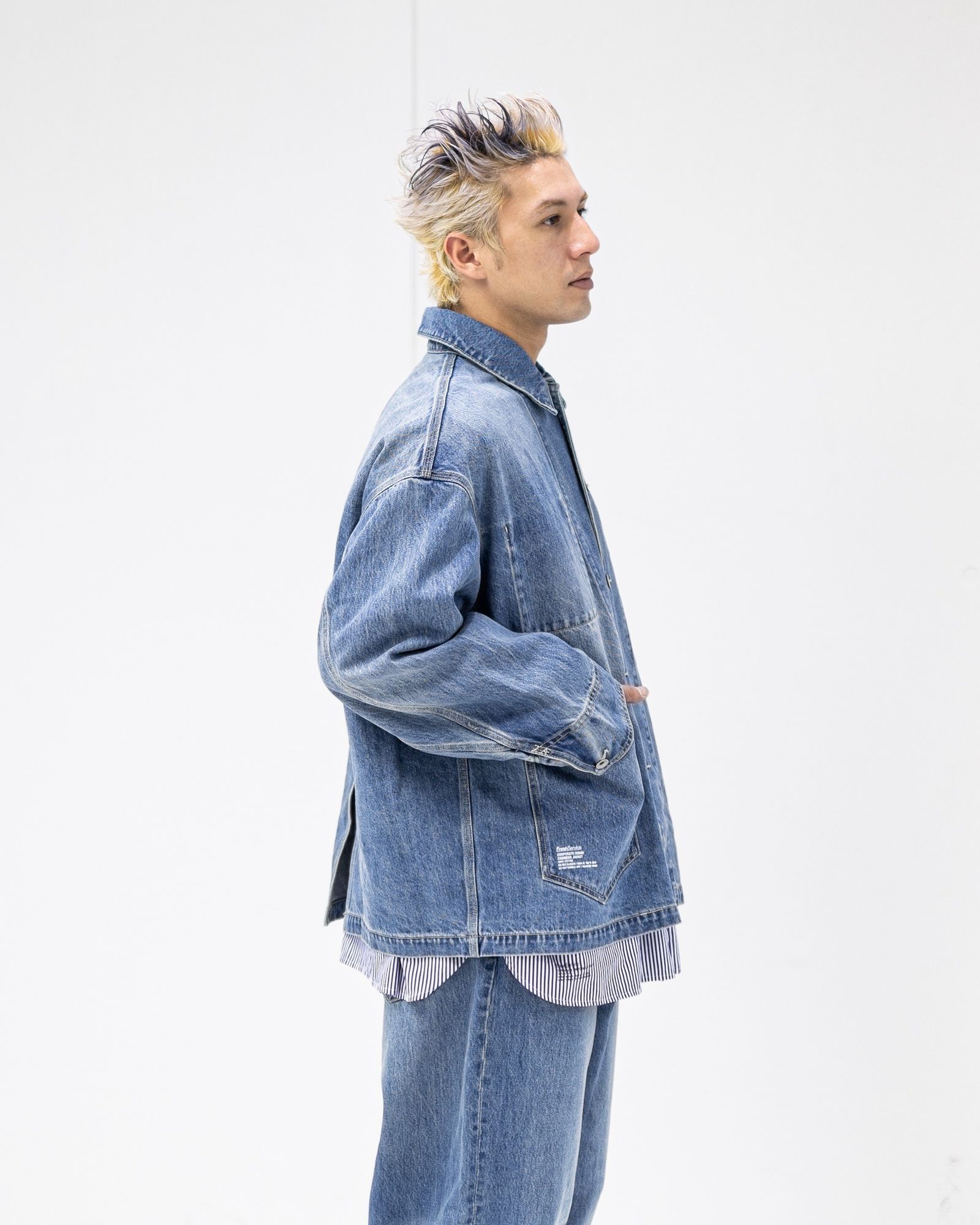 フレッシュサービス CORPORATE DENIM ENGINEER JACKET (FSC261-30211FB)LIGHT WASH☆12月20日(土)発売！