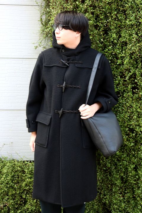 blurhmsROOTSTOCK Wool Melton Duffle Coat style.2020.10.10