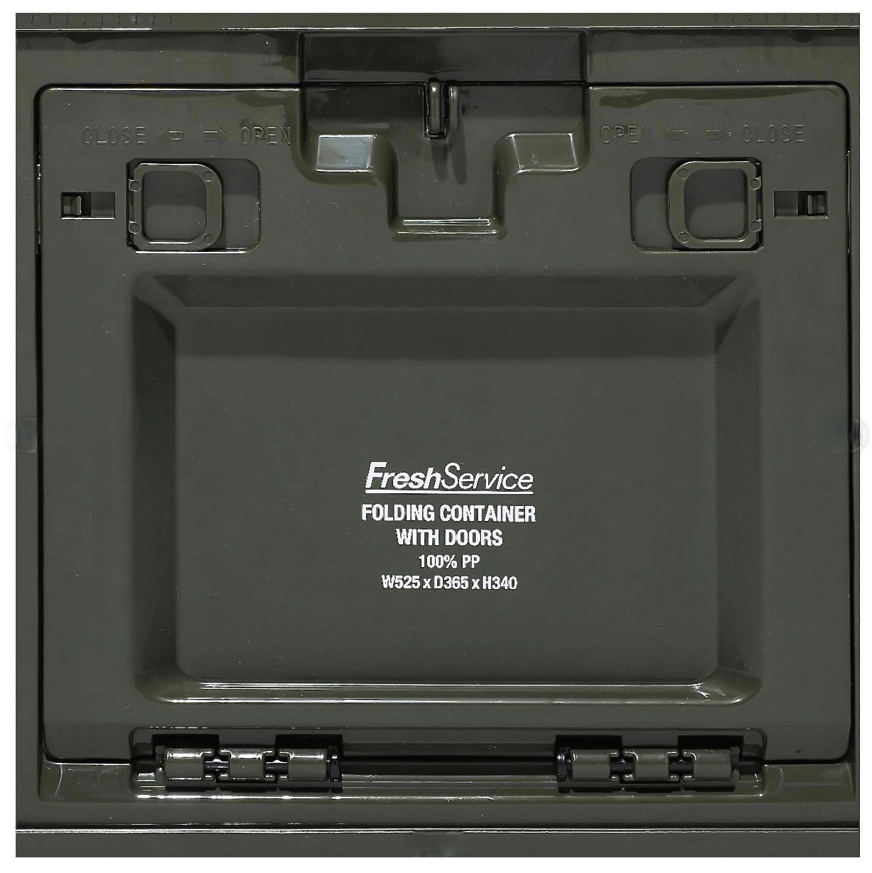 フレッシュサービス FOLDING CONTAINER w/2 DOORS "OLIVE"