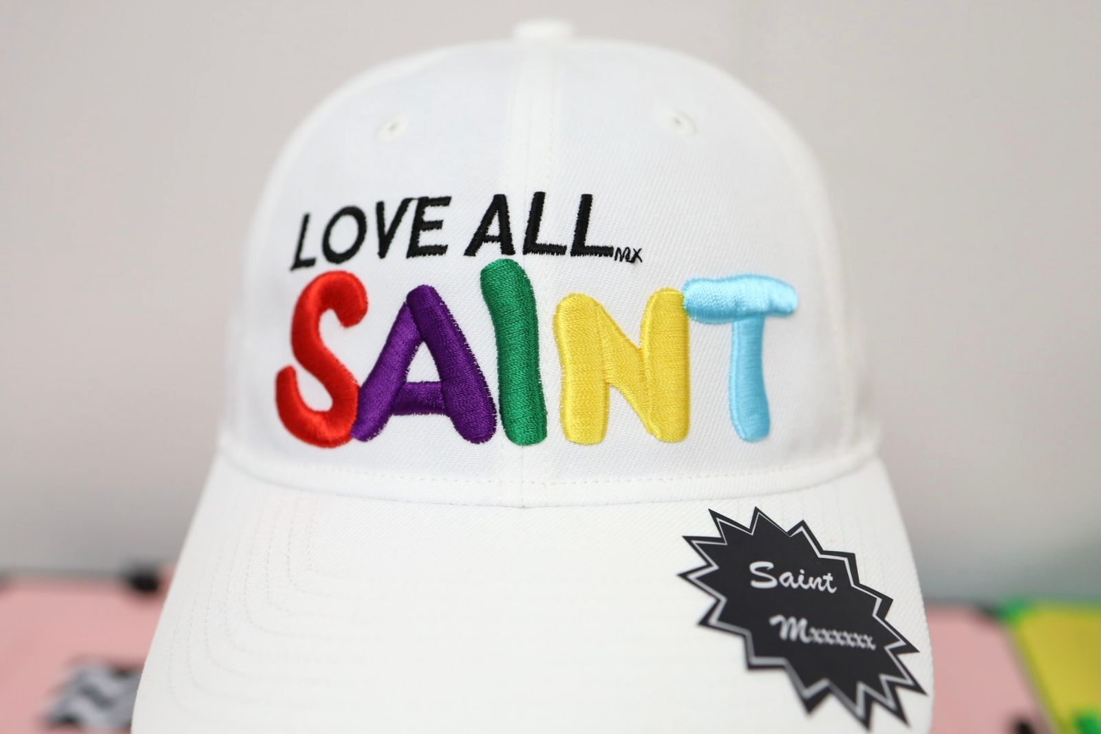 セントマイケル 26SS LOVE ALL_CAP(SM-MK8-0000-081)WHITE☆4月29日(水)新作発売！