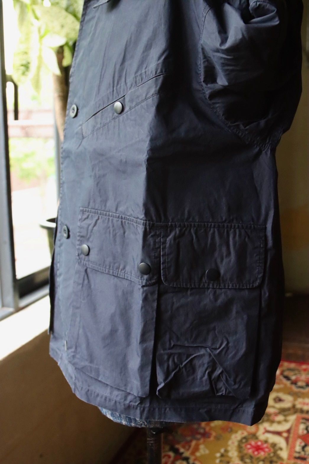 フレッシュサービス WAXED POPLIN FISHING JACKET (FSC253-20117)NAVY