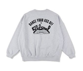 イズネスミュージック 26SS SALSOUL CREW NECK SWEATSHIRT(ISNESSMUSIC×SALSOUL) (IMP7_04_SALSOULSW-01-1)ASH☆新作発売！