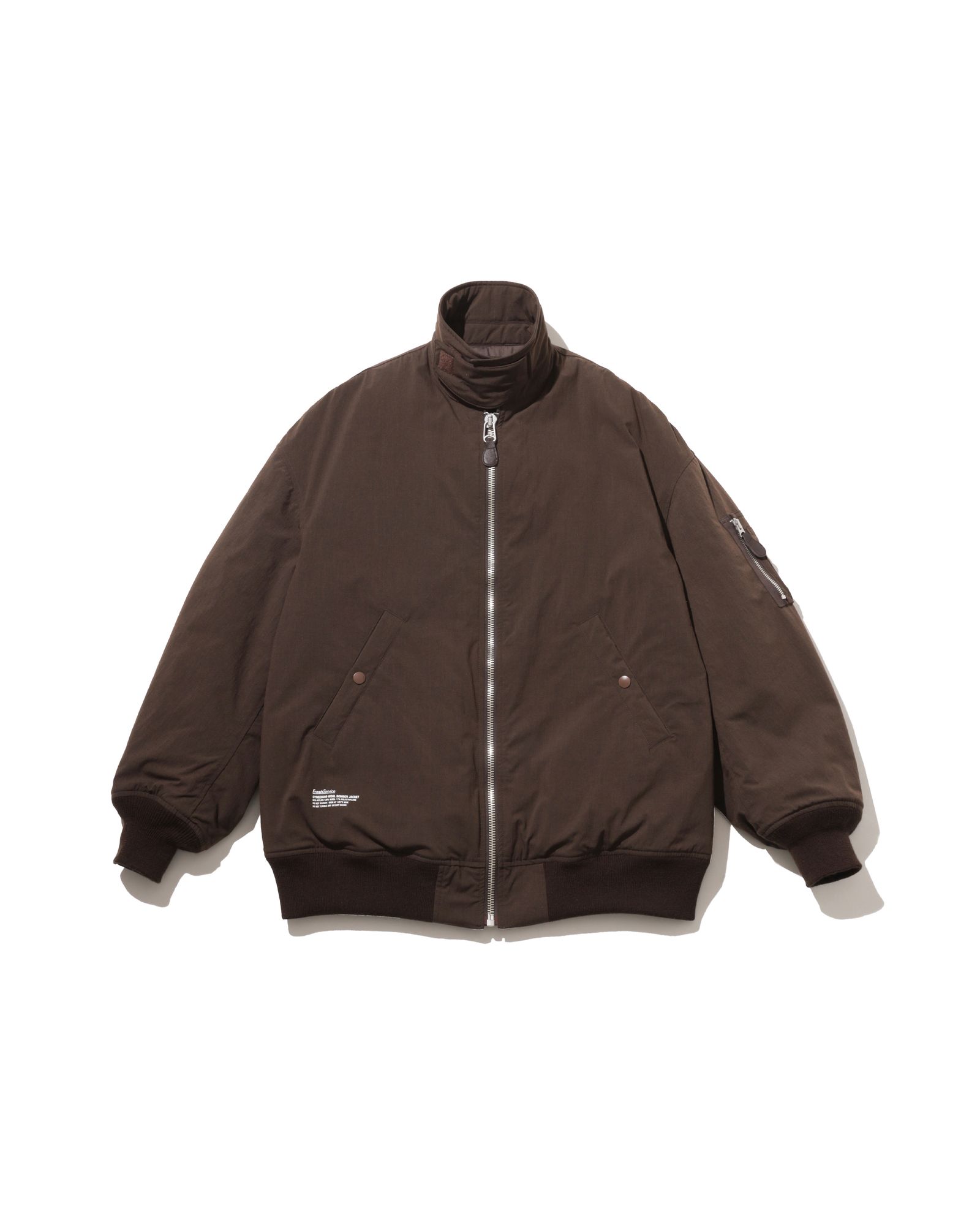 フレッシュサービス 26AW TACTICAL WOOL BOMBER JACKET(FSC263-30024)BROWN☆9月26日(土)新作発売！