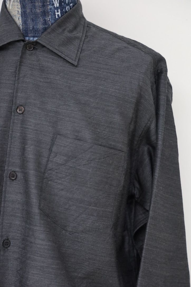 マーカ 26AW オープンカラーシャツ OPEN COLLAR L/S SHIRT(M26C04SH01C)GRAY☆新作発売！