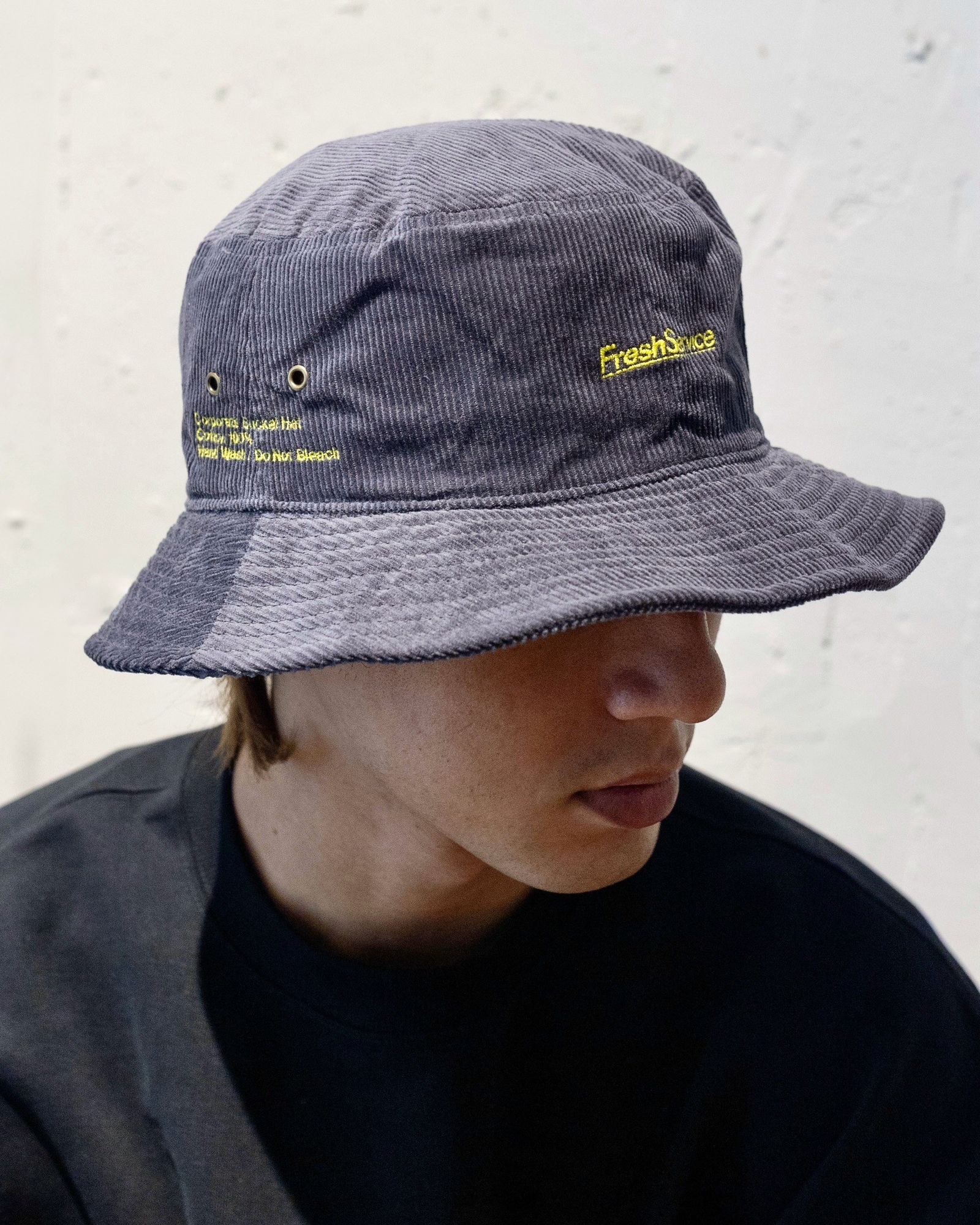 フレッシュサービス CORDUROY CORPORATE HAT(FSP243-90087B)DARK GRAY