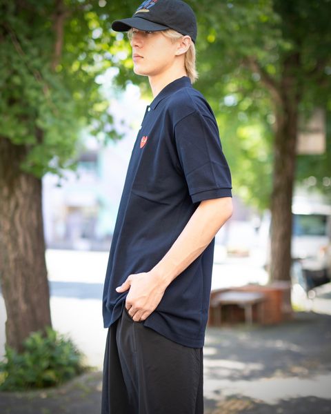 PLAY COMME des GARCONS ポロシャツ スタイル 2024.6.17