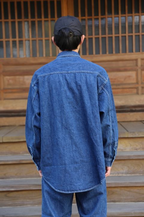 Graphpaper Denime Regular Collar Shirt & Denime Five Pocket Pants"FADE"Style.20201.12.14.