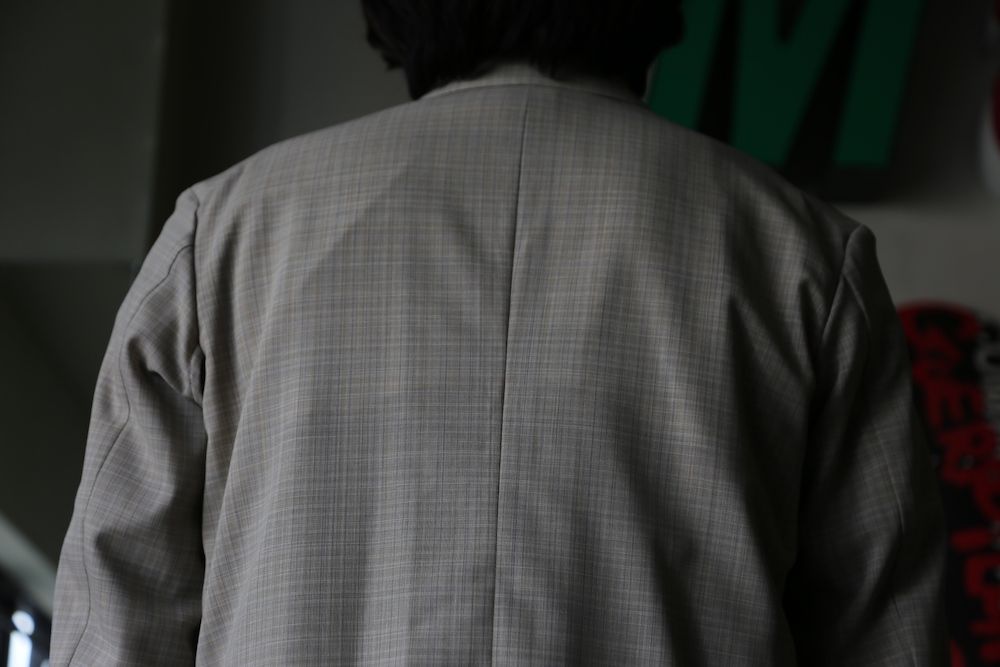 YOKE SIDE OPEN COUBLE-BREASTED JACKET(YK21SS0193J) style.2021.3.7.