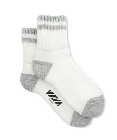 イズネス 25AW is-ness x VIBSOX *minimum 10(1007SSSOX01)WHITE x GRAY☆8月8日(金)発売！