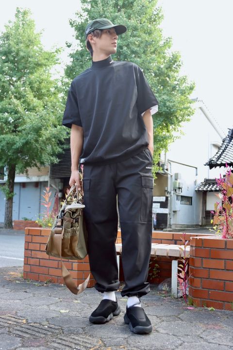 FreshServiceSport フレッシュサービススポーツ 23AW DOUBLE JERSEY DRY TECH S/S MOCK NECK TEEスタイル