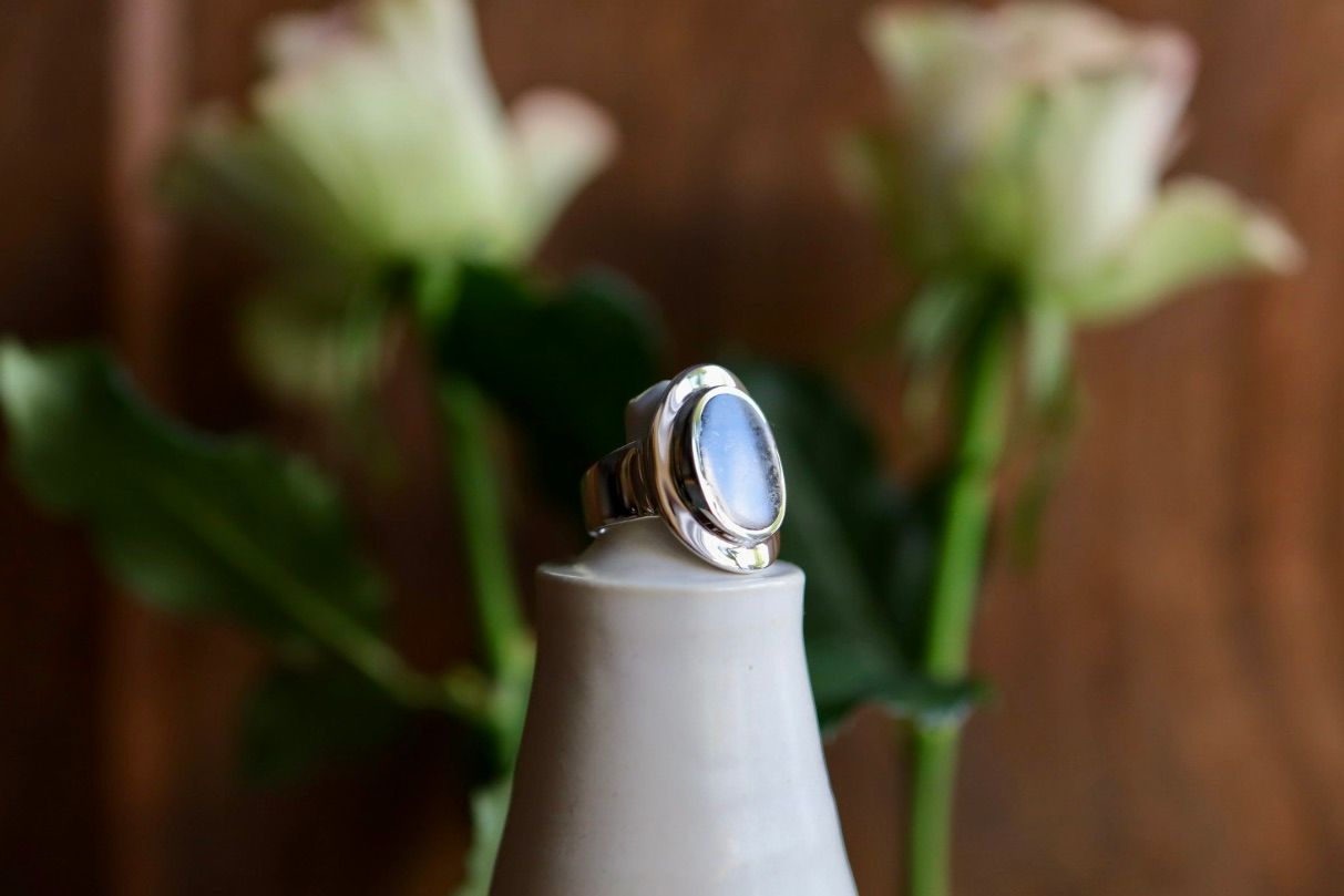 XOLO JEWELRY ショロジュエリー / Amulet Ring with Sodalite (XOR092)SILVER925☆新作発売！