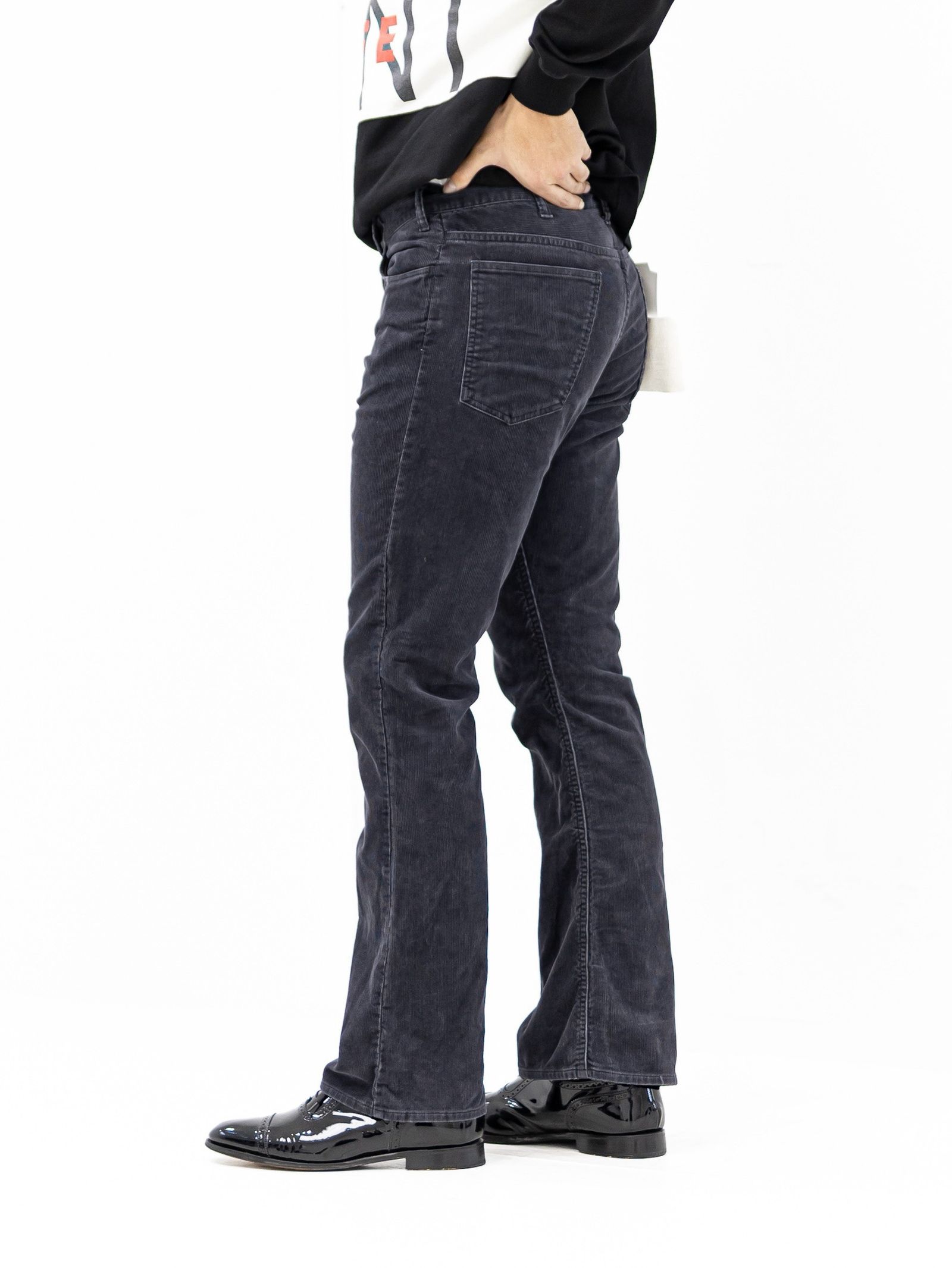 セントマイケル 26AW CORDUROY FLARE PANTS (SM-MK1-0000-069) BLACK☆9月19日(土)発売！