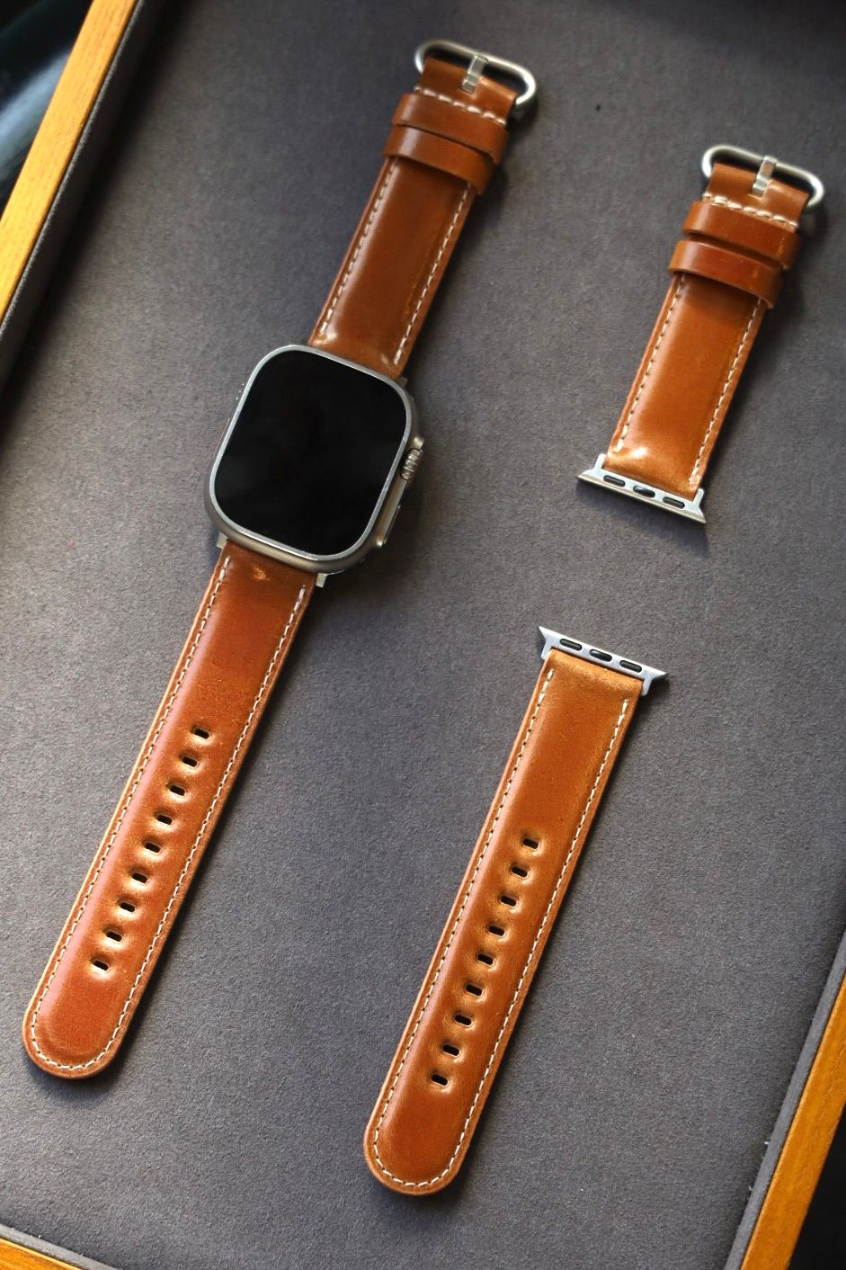 エンダースキーマ スマートウォッチバンド smart watch band cordovan(rc-c-awb)natural