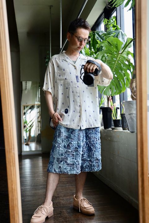 BOW WOW WEATHERVANE BANDANA REMADE SHIRTスタイル