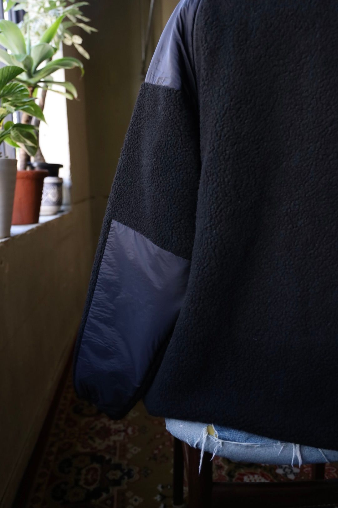 イズネス 25AW REVERSIBLE FLEECE DOWN JACKET is-ness×TAION (25AW_34_1007AWDOWNJK01)BLACK☆新作発売！