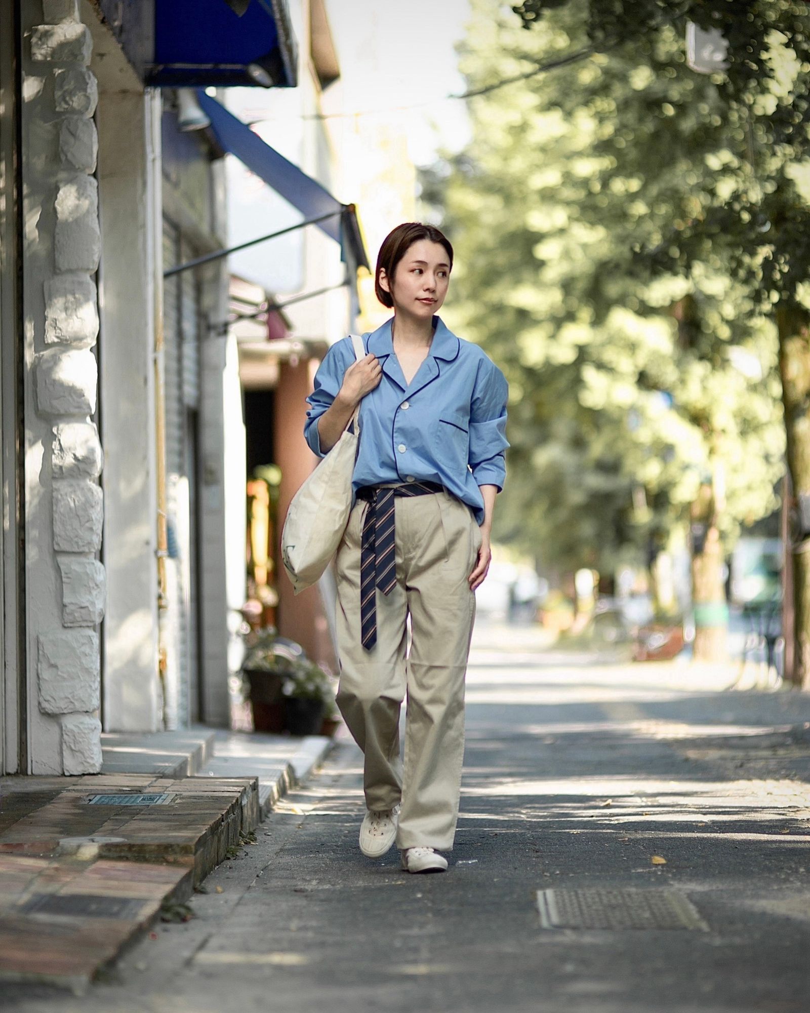 J.B. ATTIRE  Saint-Tropez pajama shirt style 2024.07.25