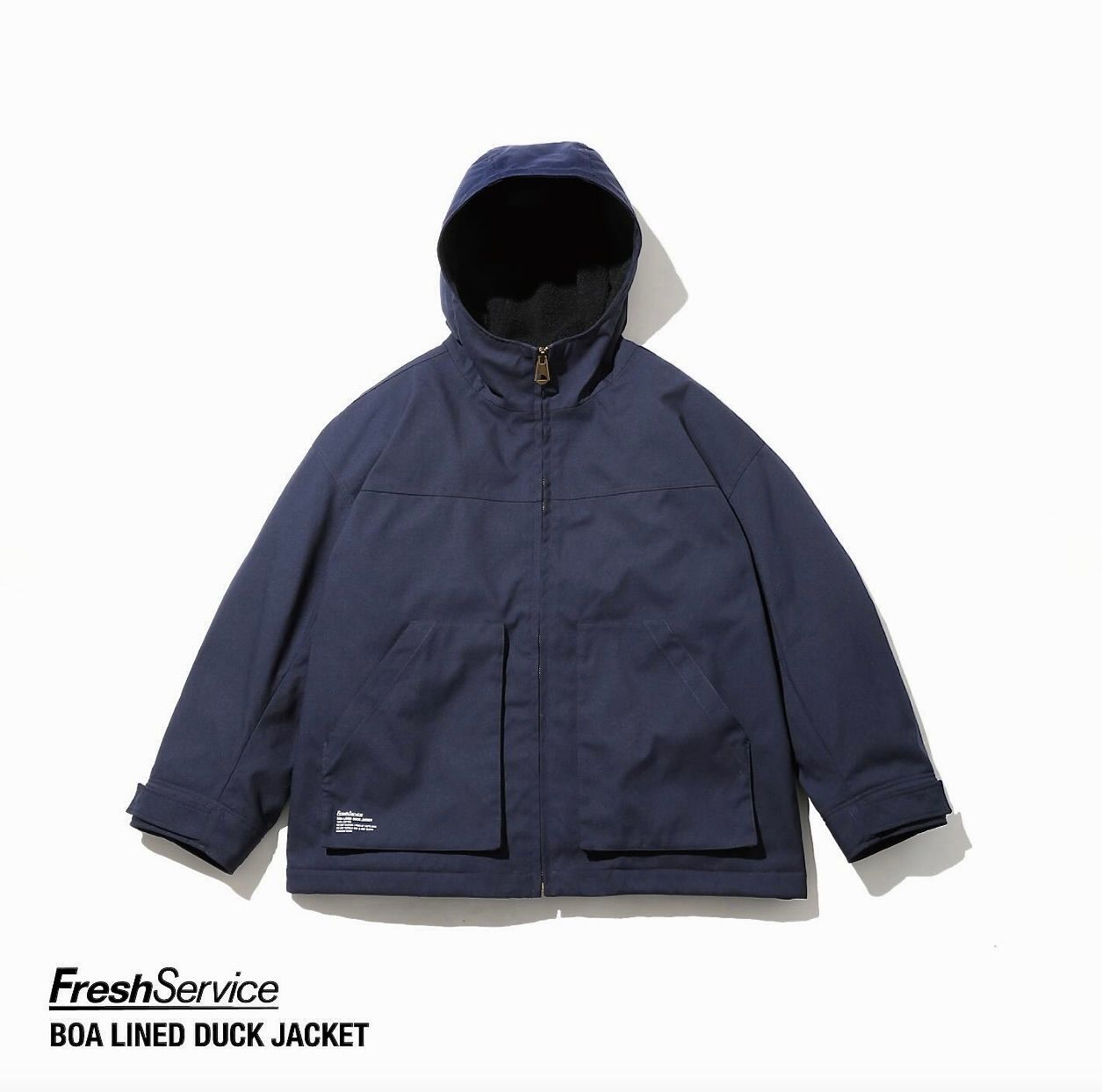 FreshService - フレッシュサービス BOA LINED DUCK JACKET (FSC243-30184)NAVY | mark