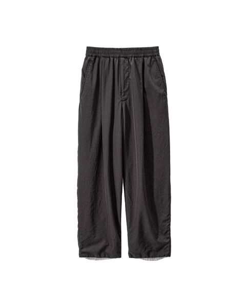 グラフペーパー 26SS Fulled Wool Twill Wide Easy Pants(GM261-40342)CHARCOAL☆2月7日(土)発売！
